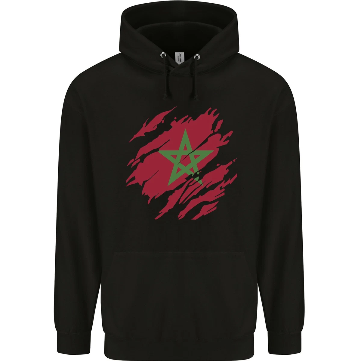 T-shirt Candymix Marocco Calcio Per Bambini E Ragazzi, 100% Cotone, Stampe Di Qualità, Lavabile In Lavatrice - 3