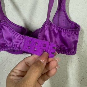 L'Agent By Agent Provocateur Danita Padded Denim Bra in Violet Size 34B