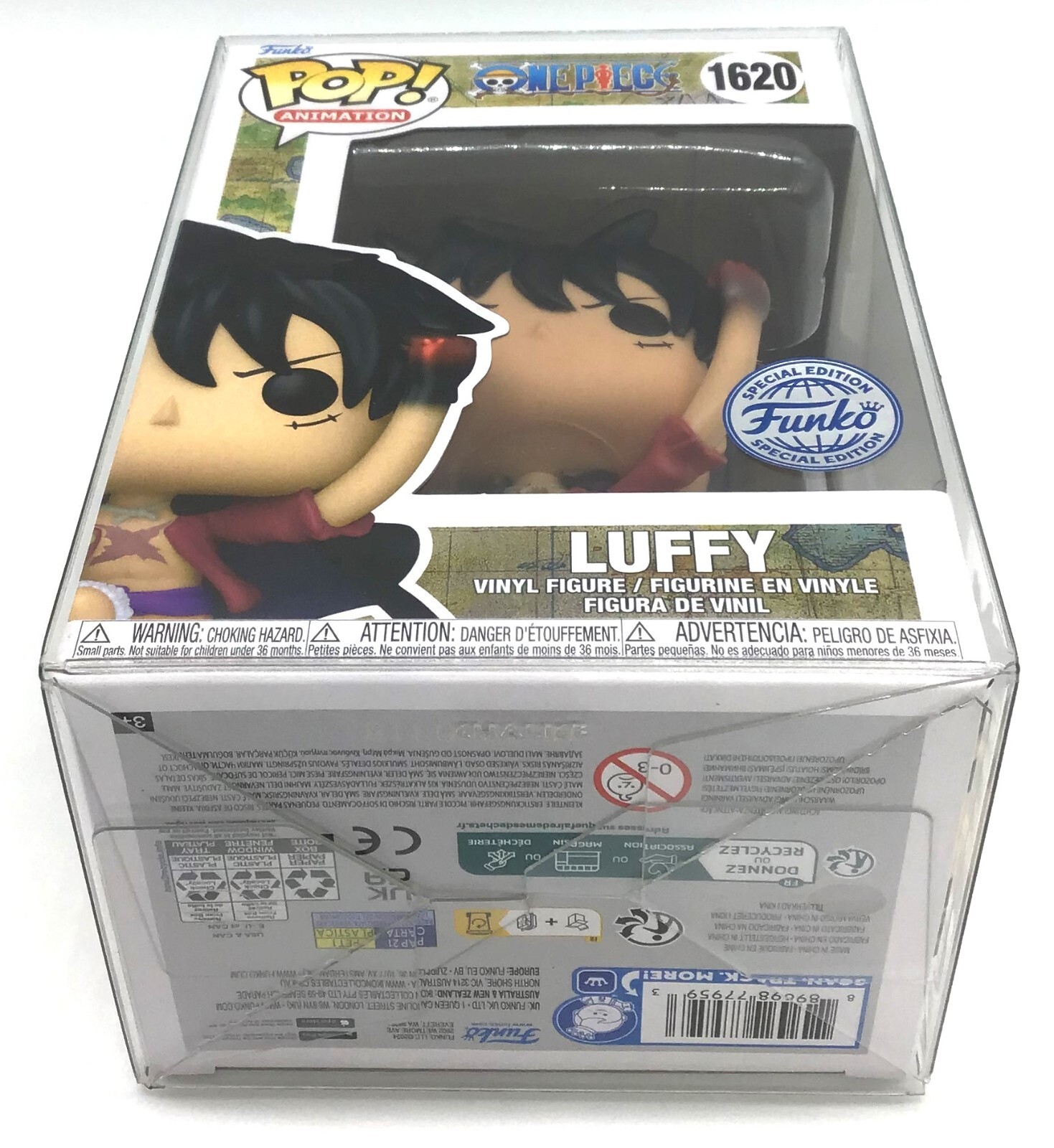 Funko Pop! One Piece Uppercut Luffy #1620 Special Edition with POP Protector