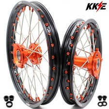 Kke 1714 Mini Wheels Rims For Ktm85 Sx 2021-2024 Husqvarna Tc85 Orange Hubs