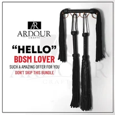 Leather Floggers Set for Adults Couple Sex- Genuine Leather Thuddy Flog Whips