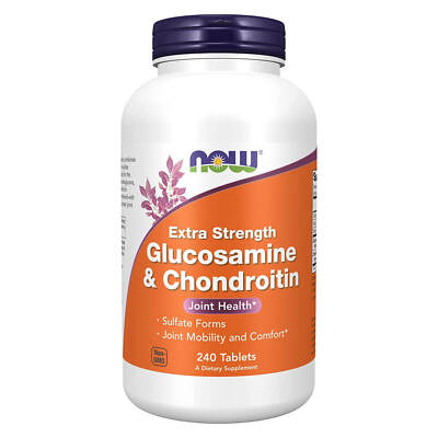 NOW FOODS Glucosamine & Chondroitin Extra Strength 240 Tablets