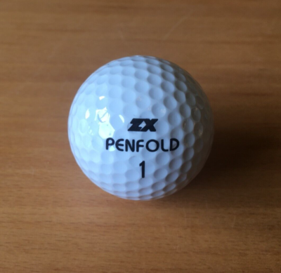 ぺん RETRO SINGLE PENFOLD ZX GOLF BALL | eBay