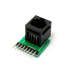 Connecter and Breakout Board Kit RJ45 8-pin with PCB Mounting Posts