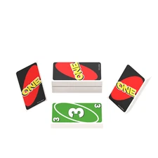 "One" Card Game Set - Custom Printed - Minifig Accessory - MOC - Brick City