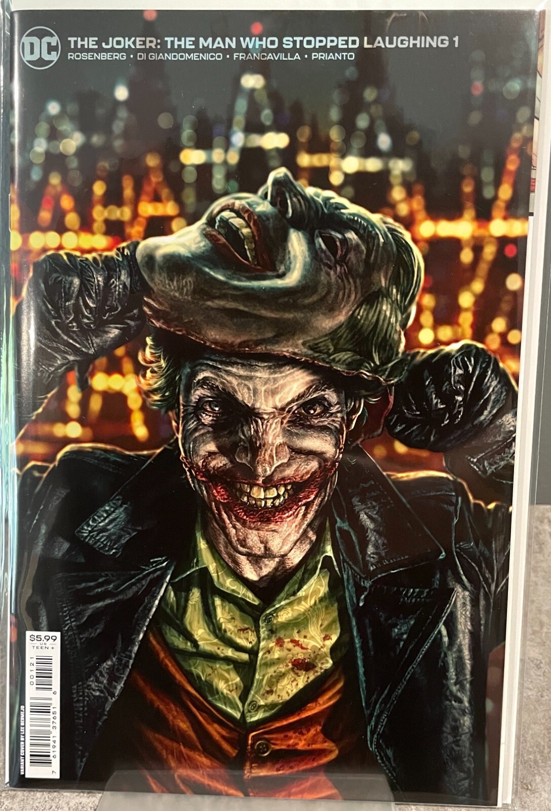The Joker: The Man Who Stopped Laughing #1 (DC Comics, 2022) Variant Cover