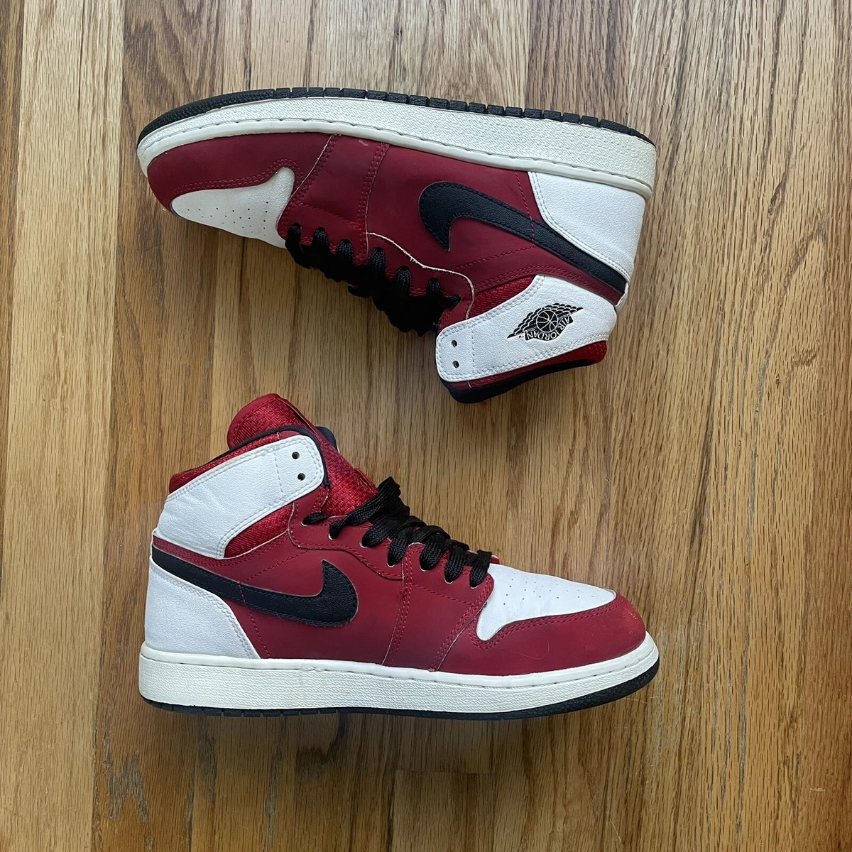 Nike Air Jordan 1 One Retro High BG Blake Griffin PE Carmine Red Chicago Sz 6Y