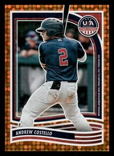 2024 Panini Stars & Stripes ANDREW COSTELLO ORANGE 64/75 #194