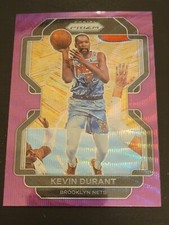2021-22 NBA Panini Prizm Purple Wave Kevin Durant - New Jersey Nets + CARD SAVER
