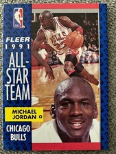 Michael Jordan 1991 Fleer All Star Team #211