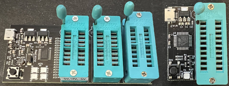 Twin Pack of 1 Bit and 4 bit Dynamic RAM (DRAM) Testers for Retro Computers