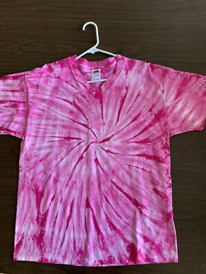 Cool Tie Dye Shirt - Unique Tie Dye Shirt - Unusual Tie Dye - Size XL - V Neck