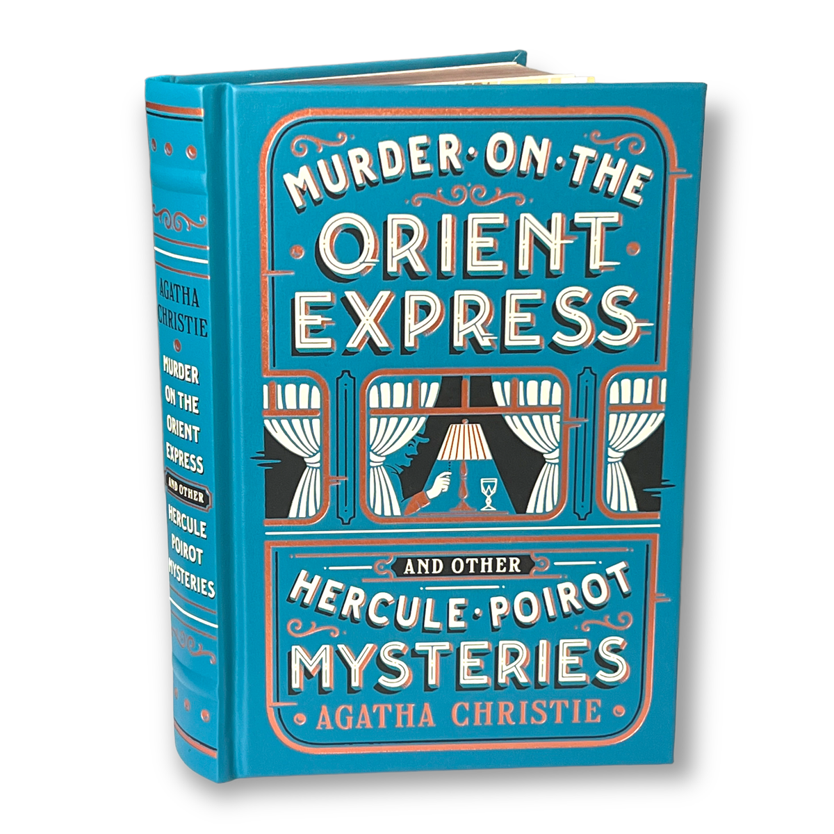 MURDER ON ORIENT EXPRESS Agatha Christie LEATHER BOUND Hardcover