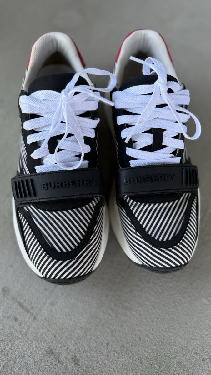 Burberry Men\'s Ramsey Zebra Low Top Sneakers Sz. 40 Burberry Men main image 4