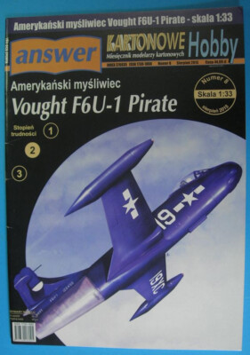 Answer KH 8 (8/2015) - Amerikanischer Düsenjäger Vought F6U-1 Pirat