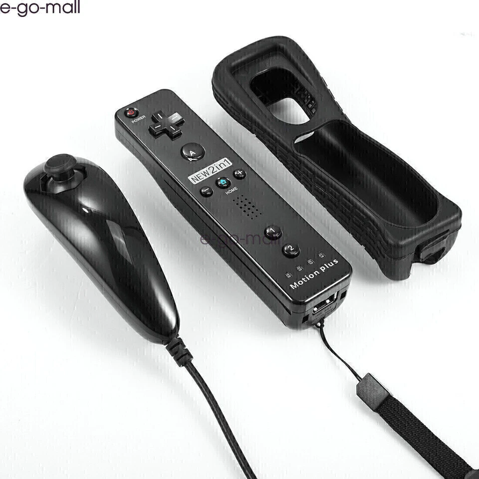 Wii Remote Built-in Motion Plus Nunchuck Controller Case for Nintendo Wii Wii U - Image 4 of 4