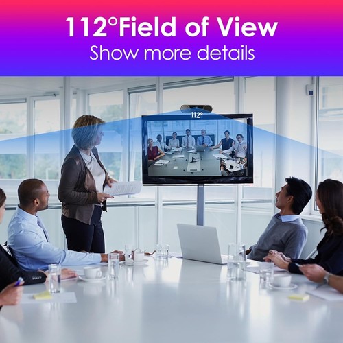 Webcam Kamera 4K mit Mikrofon und Stativ Privat für PC Computer Desktop B393 - Bild 5 von 9