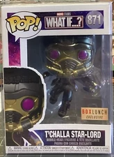 Funko Pop! What If...? T'Challa Star-Lord #871 Box Lunch Exclusive w/ Protector