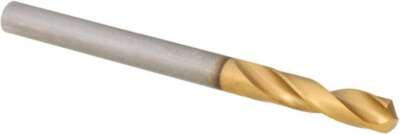 Guhring 9006590042000 Stub Drill Bit: 0.1654'' Diam 130deg Cobalt Coated, RH Cut,