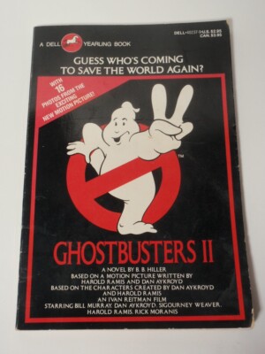 Vintage Ghostbusters II Paperback Book by BB Hiller *As-Is*