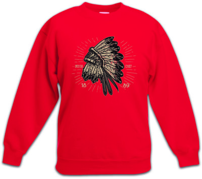 Indian Chief Hat Kinder Pullover Feathers Aztecs Indianer Häuptling Federschmuck