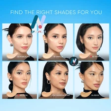 SKINTIFIC Cover Perfect Serum Concealer Duo 2in1 Dip Tip Contour Makeup Poreless