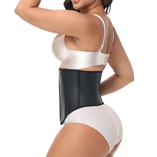 Latex Corset Waist Trainer Cincher Tummy Control Girdle Hourglass Body Shaper UK - Picture 8 of 12