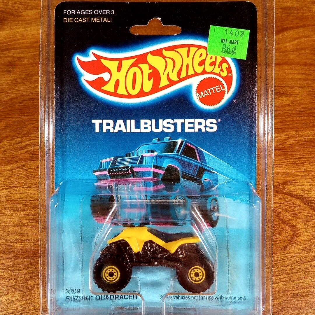Hot Wheels Vintage Trailbusters Suzuki Quadracer Yellow YCT