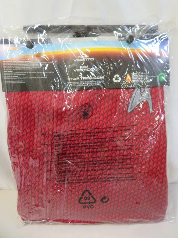 Star Trek Uhura Womens Halloween Costume Dress Red Size Small - Image 4 of 4