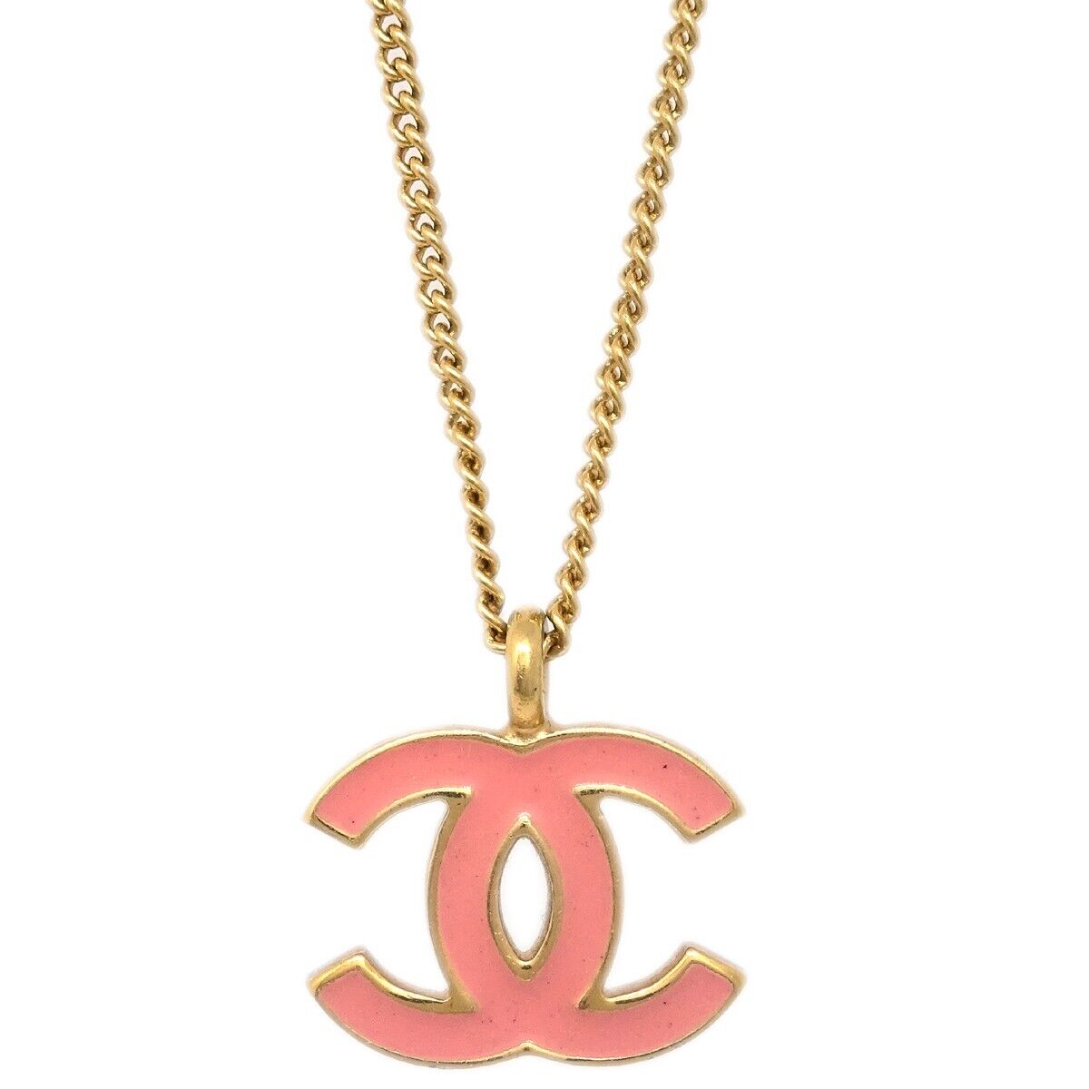 Chanel Pink CC Pendant Necklace 01A 163625 | eBay Chanel Pink CC Pendant Necklace 01A 163625 | eBay