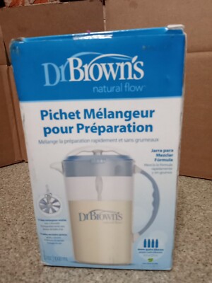 Dr. Brown's Baby Formula Mxing Pitcher, 32 oz., BPA Free, Blue