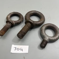 3 Vintage Lifting Eye Bolt replacement no nut