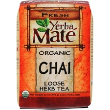 Mate Factor Organic Fresh Brazilian Yerba Mate Herb Tea Chai 12 Oz