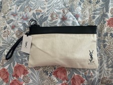 Yves Saint Laurent Beaute YSL black Makeup cosmetics Bag With Makeup Set