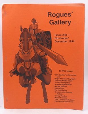 Rogues' Gallery APA Zine #38 Nov/Dec 1994 Holmes, Rider, et al