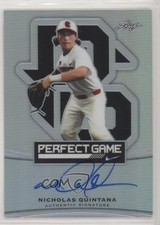 2015 Leaf Metal Draft Perfect Game Nick Quintana Nicholas #BA-NQ1 Auto gn7