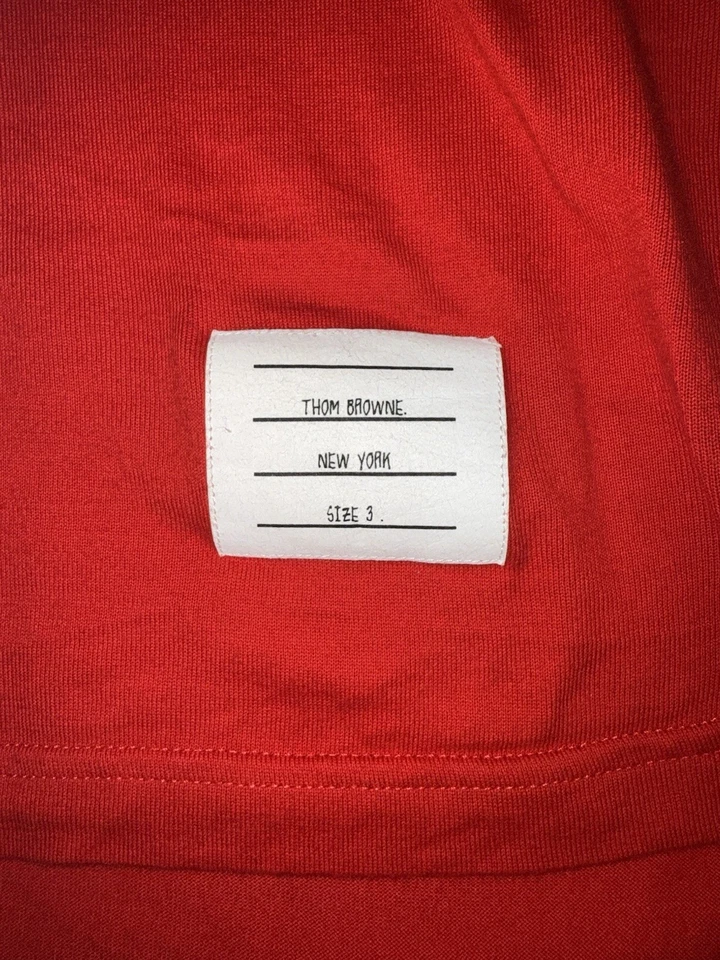 Camiseta 100% Auténtica Thom Browne 2003 Rara Talla 3 o Grande Foto 4 de 4