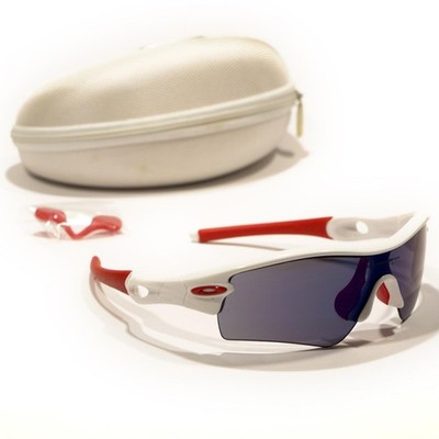 Oakley Radar Path Iridium White Red 12-763 136 Sonnenbrille M Frame Case Box