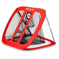 Pop Up Golf Chipping Net - Indoor/Outdoor Golfing Target Accessories for Red