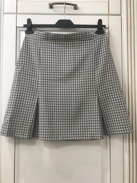 Women American Vintage Skirt Navy Viscose 38