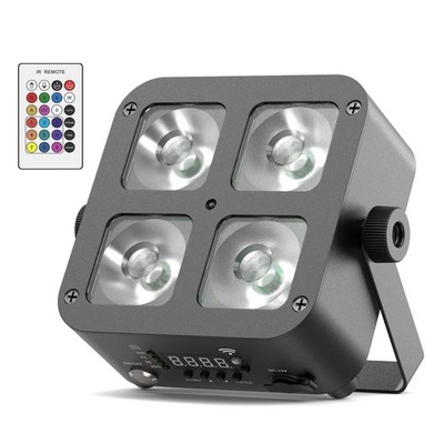 15W RGBWA+UV LED Par Light Wireless DMX Party Light For Party Music Festival