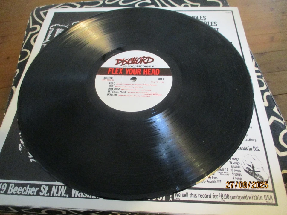 v/a FLEX YOUR HEAD LP LIM REISSUE Vinyl + Poster | Dischord  HC PUNK - Bild 4 von 4