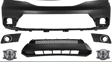Front Bumper Cover Fascia & Fog Light Assembly For 2012-2015 Honda Pilot