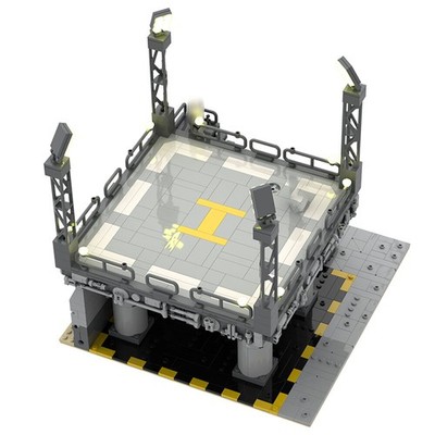 YOUFOY Base Landport Model for Set 75094 Building Kit 963 PCS Building Toys Set