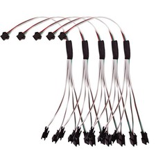 Splitter JST Connector Male Female LED Strip Lights Tape Color Extension Wire