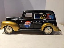 Golden Wheel 1/18 Scale Diecast Pepsi Cola 1940 Ford Pickup Truck Black N Gold