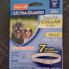 Hartz Ultra Guard Flea Tick Large Dog Collar - White, 26"