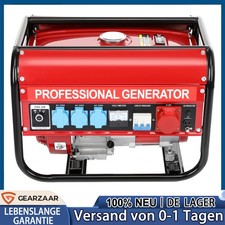 Stromerzeuger Generator 4-Takt 7,5 PS  230/380 Volt 3000W Dauerleistung Tragbar