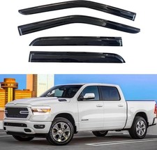 Window Visor Compatible with 19-25 RAM 1500 Crew Cab New Body Style Only 