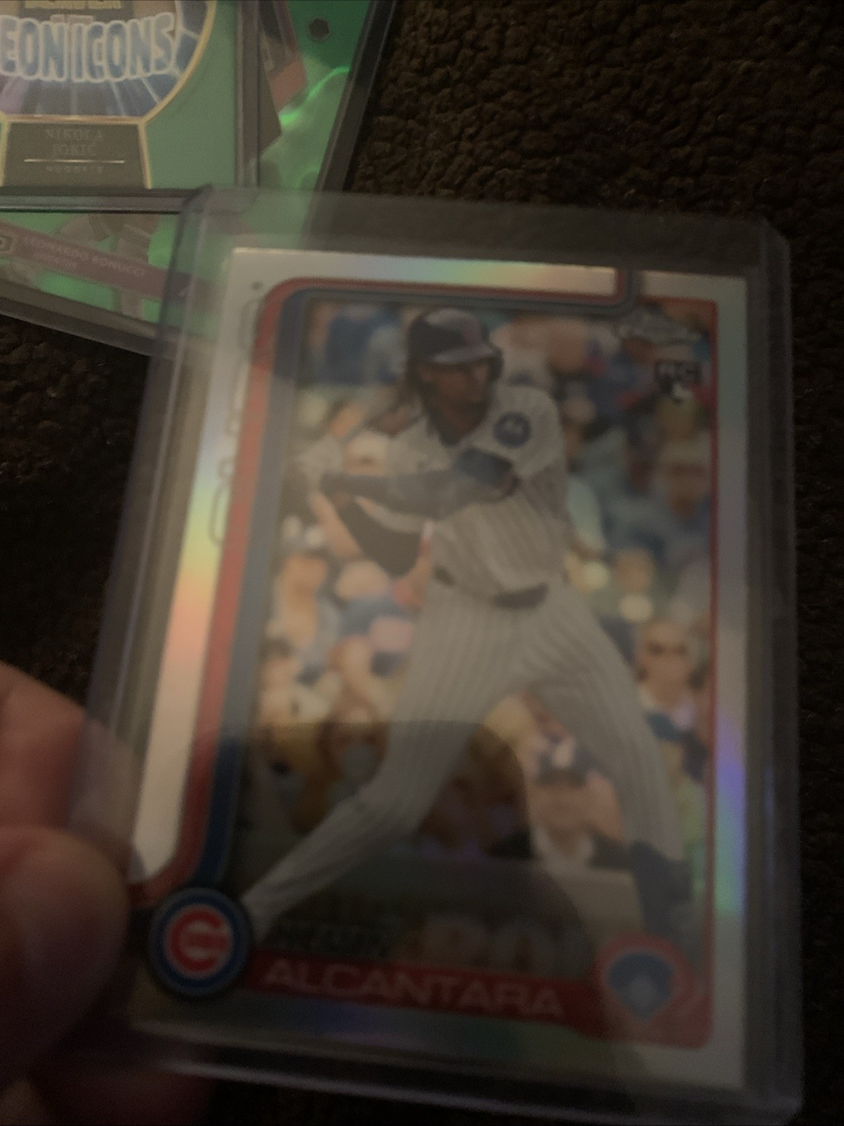 2025 Topps Chrome - Kevin Alcantara #173 RayWave Refractor (RC)
